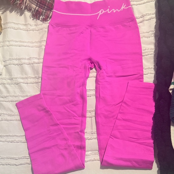 Victoria's Secret Pants - Victoria's Secret Bright Pink Leggings